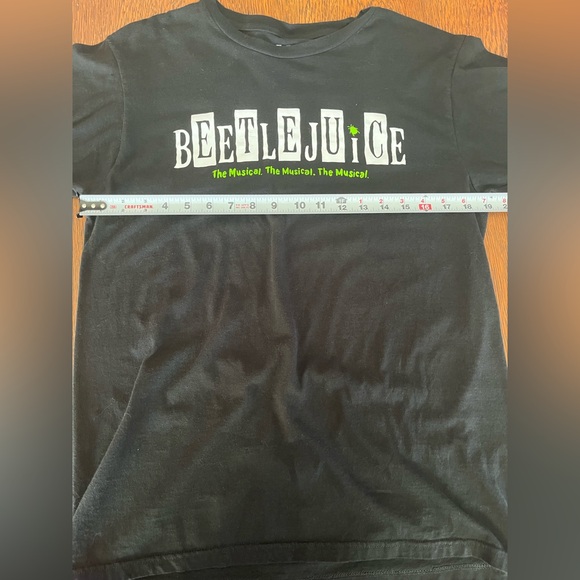 Beetlejuice The Musical Graphic T-Shirt | Size M | Black Broadway Tee | Unisex 🪲 - Picture 6 of 7